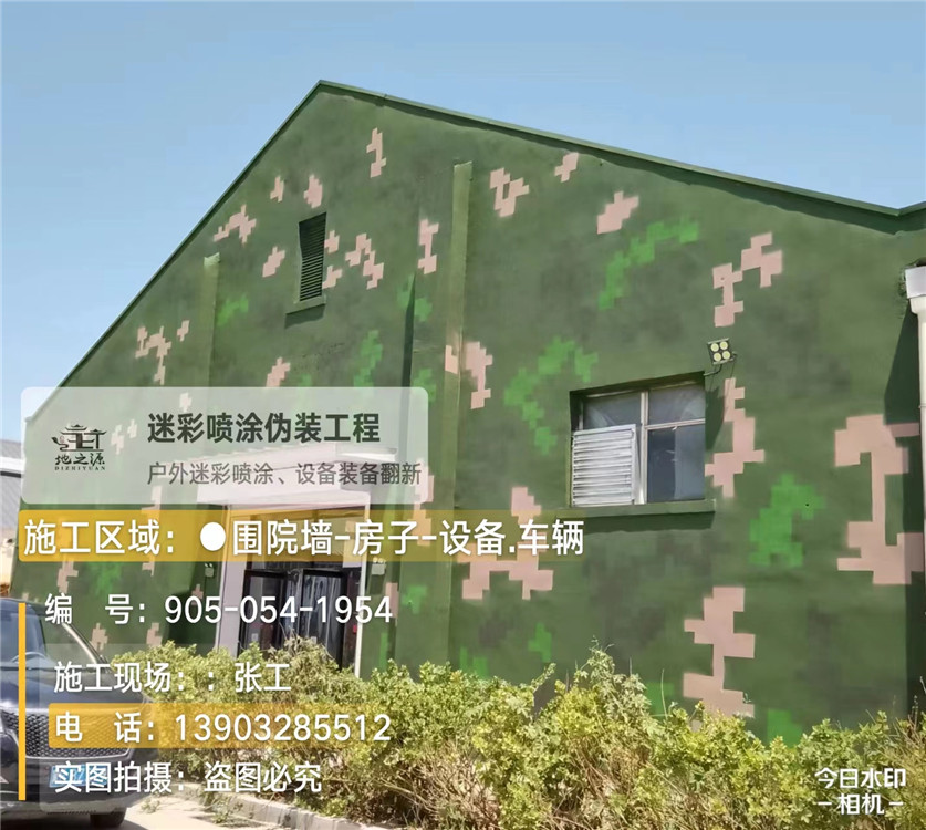 北碚外墙数码迷彩漆施工报价清单（100㎡标准墙面测算）